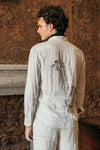ARCHIVIO J.M.Ribot hand-embroidered shirt SH09/MI/RI
